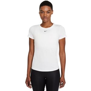 Nike Drifit One Slim Fit Trænings Tshirt Damer Tøj Hvid Xl