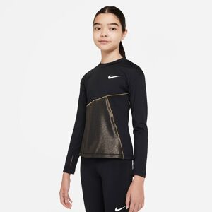 Nike Pro Warm Træningstop Unisex Langærmet Tshirts Sort L