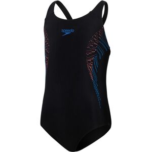 Speedo Placement Muscleback Badedragt Piger Tøj Sort 128