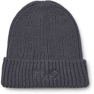 H2o Stege Knit Hue Unisex Halsedisser, Handsker Og Huer Grå One Size