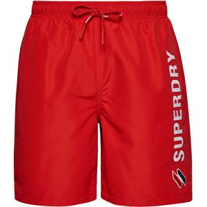 Superdry Code Applque 19inch Badeshorts Herrer Tøj Rød M