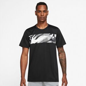 Nike Drifit Sport Clash Trænings Tshirt Herrer Kortærmet Tshirts Sort M