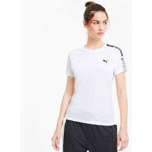 Puma Logo Raglan Tshirt Damer Kortærmet Tshirts Hvid L