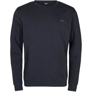 H2o Lind Logo Sweatshirt Unisex Sidste Chance Tilbud Spar Op Til 80% Blå Xs