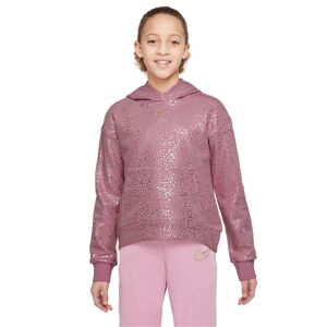 Nike Sportswear Fleece Hættetrøje Piger Tøj Pink 128137 / S