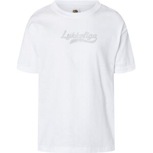 Lykkeliga Tshirt Unisex Tøj Hvid 1213