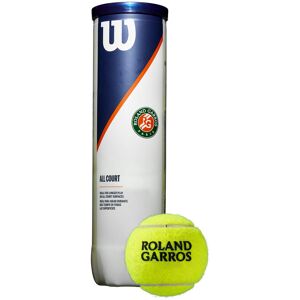 Wilson Roland Garros All Court Tennisbolde, 4 Styk Unisex Tilbehør Og Udstyr Gul No Size