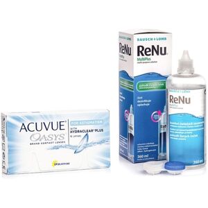 Acuvue Oasys for Astigmatism (6 linser) + ReNu MultiPlus 360 ml med etui