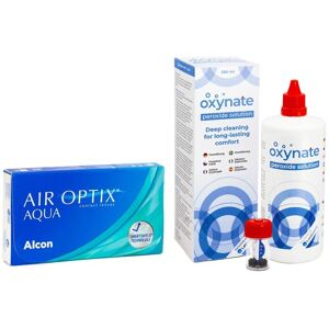 Air Optix Aqua (6 linser) + Oxynate Peroxide 380 ml med etui