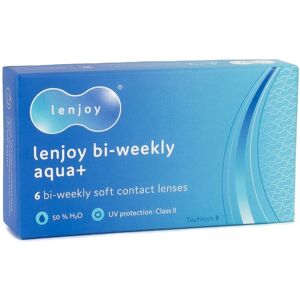 Lenjoy kontaktlinser Lenjoy Bi-weekly Aqua+ (6 linser)