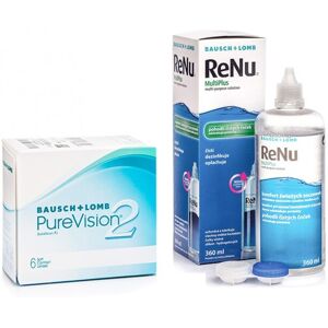 PureVision 2 (6 linser) + ReNu MultiPlus 360 ml med etui