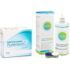 PureVision 2 (6 linser) + Solunate Multi-Purpose 400 ml med etui