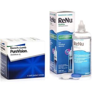 PureVision (6 linser) + ReNu MultiPlus 360 ml med etui