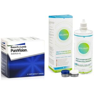 PureVision (6 linser) + Solunate Multi-Purpose 400 ml med etui