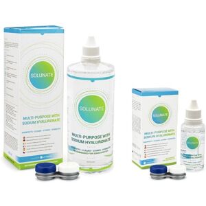 Solunate linsevæske Solunate Multi-Purpose 400 ml + 50 ml med etuier