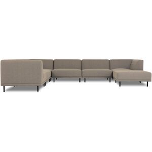 sofa.dk Paris   U-sofa (syv moduler) Latte