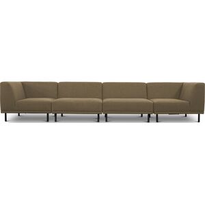 sofa.dk Paris   4 - personers sofa (fire moduler) Latte