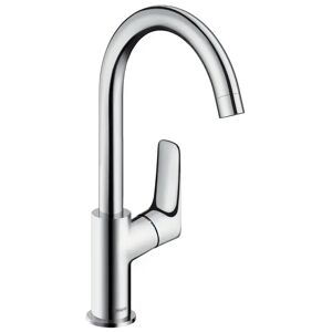 Hansgrohe Logis single lever basin mixer 210 with swivel spout