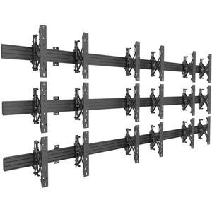 Multibrackets M Vægstativ Pro Mbw3x3u Push In Pop Out Vesa 100x100-400x400 Maks. 30 Kg/skærm Sort