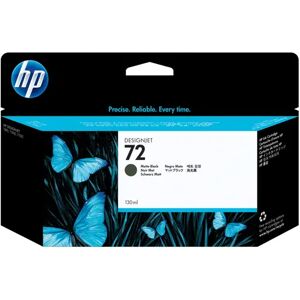 Hp Blæk Matt Sort No.72 - T1100 130ml