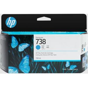 Hp Ink Cyan 738 130ml - Designjet T850/t950