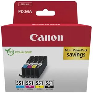 Canon Ink Multipack Cli-551 (b/c/m/y) Sec