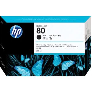 Hp Blæk Sort No.80 - Dj 1050c/1055cm 350ml