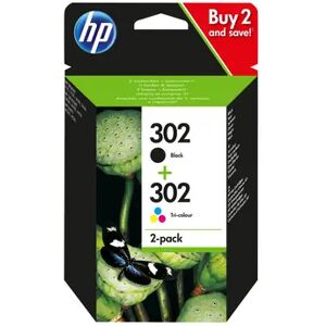 Hp Blæk Combo 302 - 2-pack