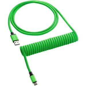 Cablemod Classic Coiled Cable - Viper Green 1.5m Usb-c