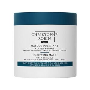 CHRISTOPHE ROBIN Purifying Mask with thermal mud - Detoxifying revitalizing haircare