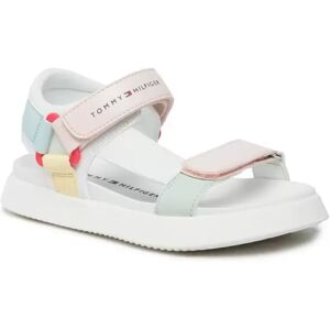 Tommy Hilfiger Velcro Sandal T3A2-32768-0371 WHITE/MULTICOLOR 32