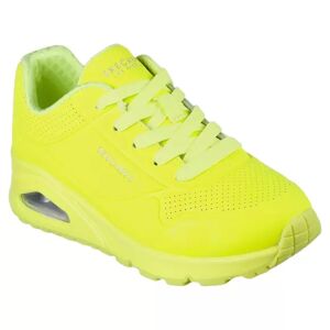 Skechers Girls UNO GEN1 Neon Glow 310525L NYEL NEON 33