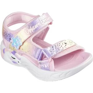 Skechers Girls Unicorn Dreams Sandal 302682L LPMT LIGHT 34