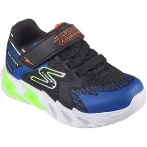 Skechers Boys Flex Glow Bolt 400138N BKBL BLACK 24