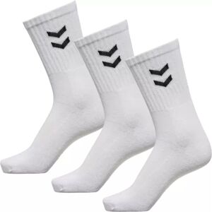 Hummel 3 pack basisstrømper hvid 022030-9001 WHITE 41-45