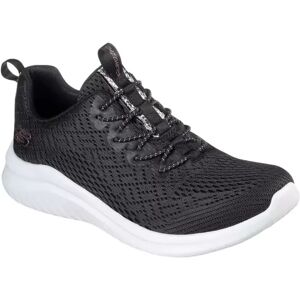 Skechers Womens Ultra Flex 13350 BKW BLACK/WHITE 37