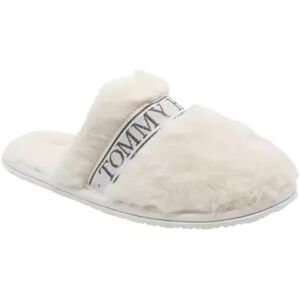 Tommy Hilfiger Tommy Fur Hotel Slipper FW0FW07595 YBH ANCIENT WHITE 35-36