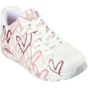 Skechers Womens Uno Spread the Love 155507 WCRL WHITE 38