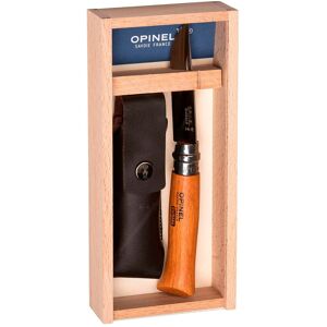 Opinel No. 8 Foldbar Lommekniv Carbon m/Hylster (8,5cm)