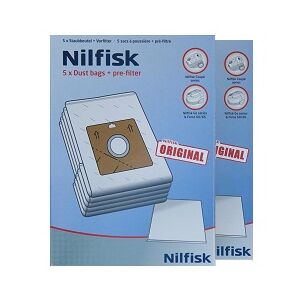 Nilfisk 2 PAKKER NILFISK Coupé, GO 60/66 støvsugerposer (2 x 5 poser) 78602600