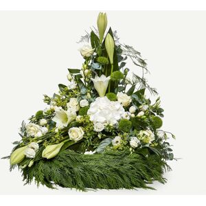 Interflora Krans med dekoration i klassisk stil - creme