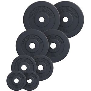 Gorilla Sports Vægtskiver Basic Cement 51mm - 2x2,5-2x15kg