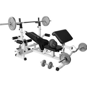 Gorilla Sports Multigym Iron White - 108kg