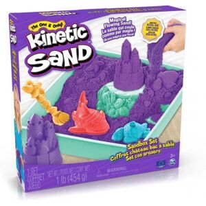 Spin Master Kinetic Sand Sandbox Sæt - Lilla