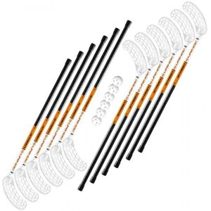 Floorball kit Unihoc Street 12 clubs & 6 Balls - 96 cm