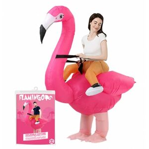 Original Cup Oppustelig Flamingo kostume
