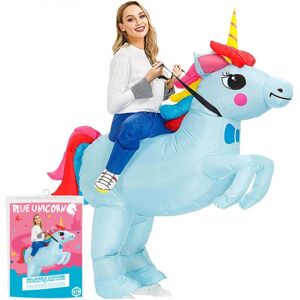 Original Cup Oppustelig Blue Unicorn kostume