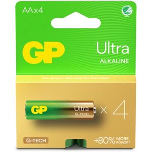 GP Ultra Alkaline AA-battery, 15AU/LR6, 4-pc