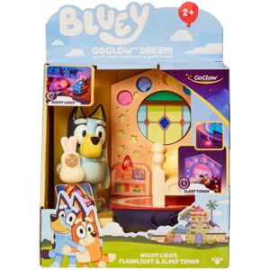 Moose Toys Bluey 3-i-1 natlys, lommelygte og søvntræner