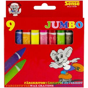 Sense - Farveblyanter Jumbo 9-Pak